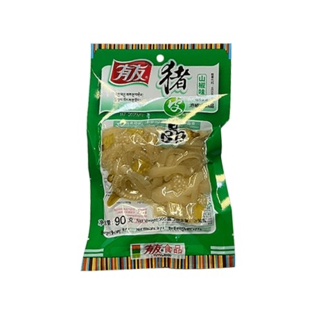 有友猪皮晶山椒味90g【B-37】